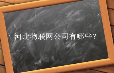 河北物聯網公司