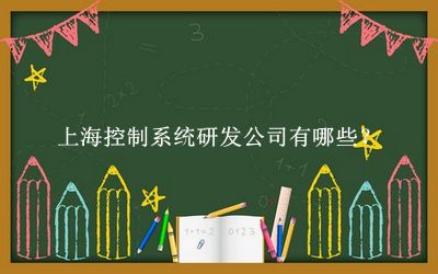 上?？刂葡到y研發公司