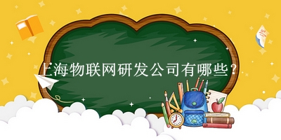 上海物聯網研發公司